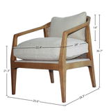 Rosa Club Chair | Sand Boucle
