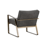 Kristoffer Lounge Chair in Steel Grey