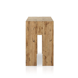 Abaso Console Table in Rustic Ash Oyster