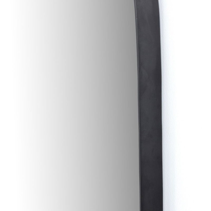 Georgina Wide Mirror in Iron Matte Black
