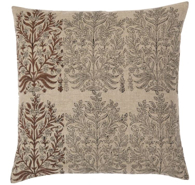 Flora Saffron Cushion