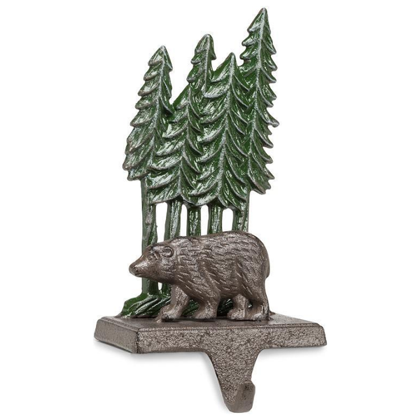 Bear in Forest Stocking Holder