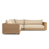 Sylvan Outdoor 3Pc Sectional in Casa Cream