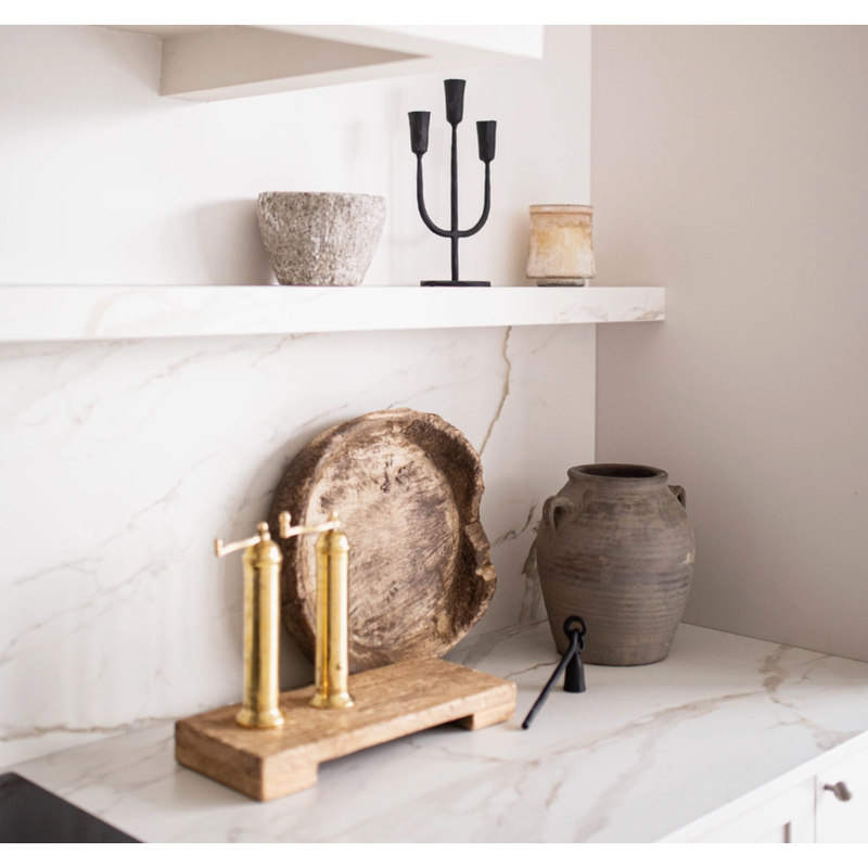 Trivet Riser in Reclaimed Elm Wood
