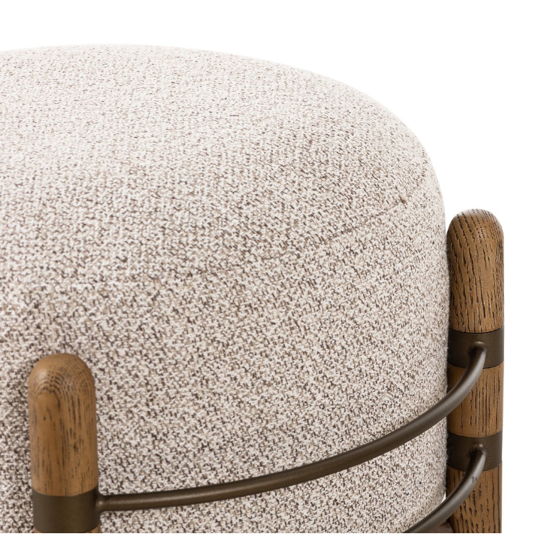 Enfield Ottoman in Astor Stone