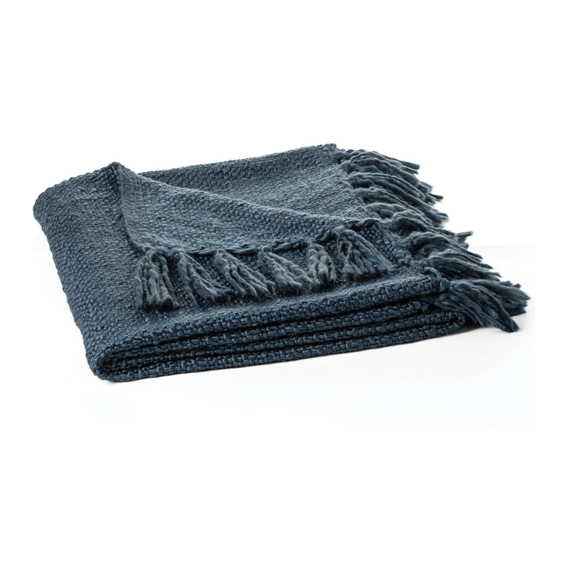 Mollo Throw in Navy
