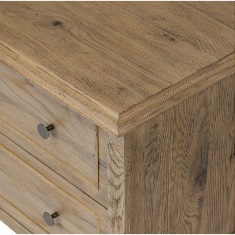 Maggie Nightstand in Aged Smoked Oak