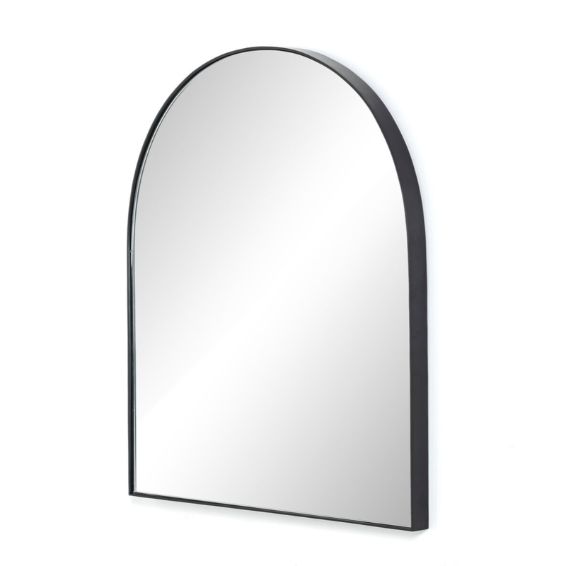 Georgina Wide Mirror in Iron Matte Black