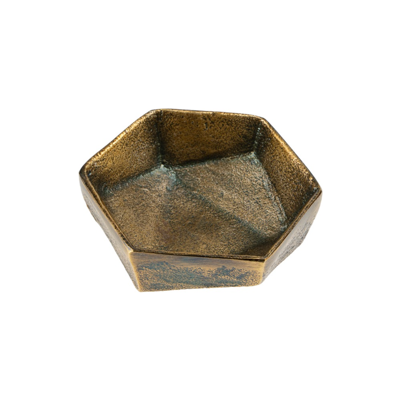 Geo Catchall in Bronze