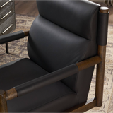 Kiano Desk Chair in Bosa Black