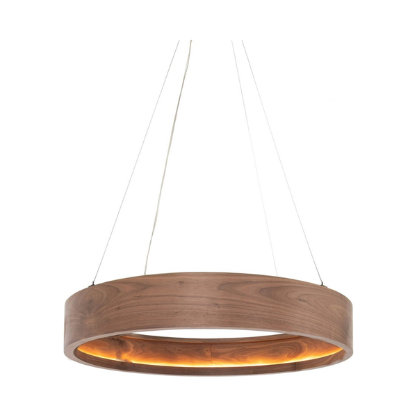 Baum Chandelier 33" in Dark Walnut