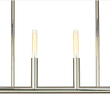 Wolfe Linear Chandelier in Polished Nickel