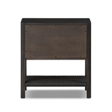 Zuma Nightstand in Smoked Black Ash Veneer