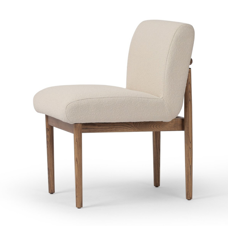 Markia Dining Chair in Boucle Light Taupe