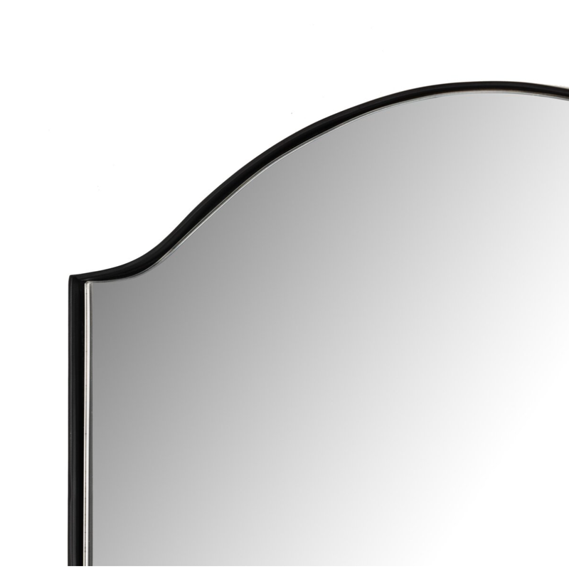 Jacques Small Mirror in Gunmetal
