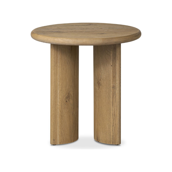 Paden End Table in Worn Oak Veneer