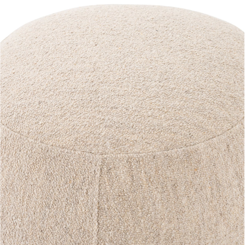 Sia Ottoman in Athena Taupe