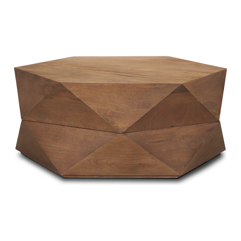 Arreto Storage Coffee Table in Brown Mango Wood