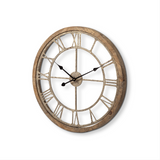 Mething Wall Clock Natural 25"