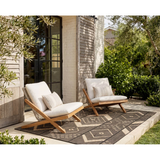 Bari Lounge Chair in Natural