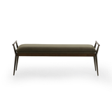 Charlotte Bench in Modern Velvet Loden