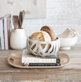 Stoneware Bread Basket