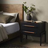 Rosedale Nightstand in Ebony Oak Veneer