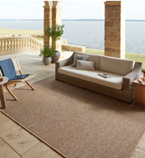 Merrick Rug in Oatmeal/Sunrise