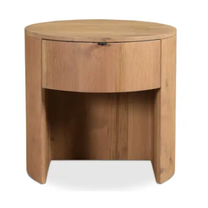 Theo One Drawer Nightstand in Natural