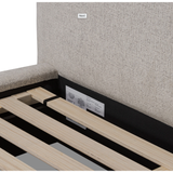 Quincy Bed - Plushstone Linen King
