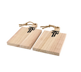 Mini Wood Serving Board Set