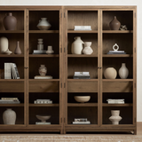 Millie Double Cabinet in Drifted Oak