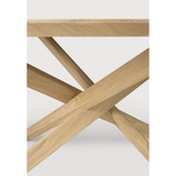 Mikado Round Coffee Table in Oak