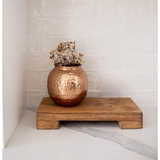 Copper Hammered Vase