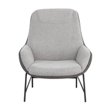 Lucier Lounge Chair - Heather Grey