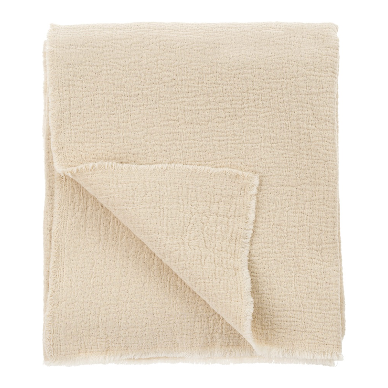 Malabar Throw Blanket - Natural