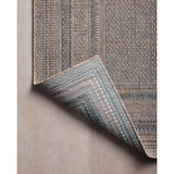 Topanga Rug in Natural/Teal