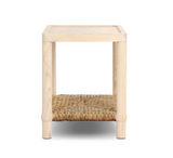 Gabriella End Table in Light Natural