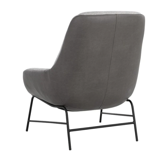 Lucier Lounge Chair - Heather Grey