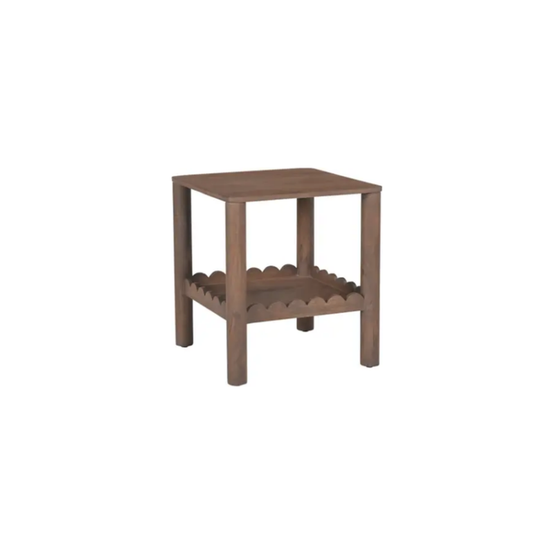 Wiley Side Table in Vintage Brown