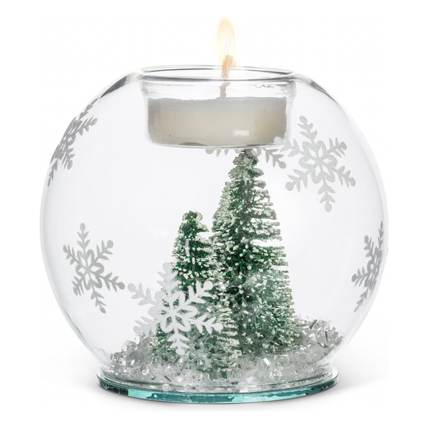 Brush Tree and Snow Ball Votive