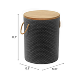 Beban Side Table Natural & Black