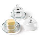 Dome Covered Glass Dish