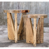 Nadette Nesting Tables, Natural, S/2