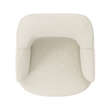 Blythe Swivel Chair in Sheepskin Natural
