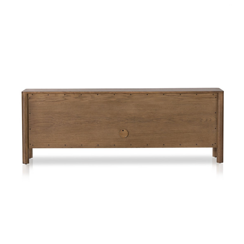 Pollard Media Console in Tan Oak
