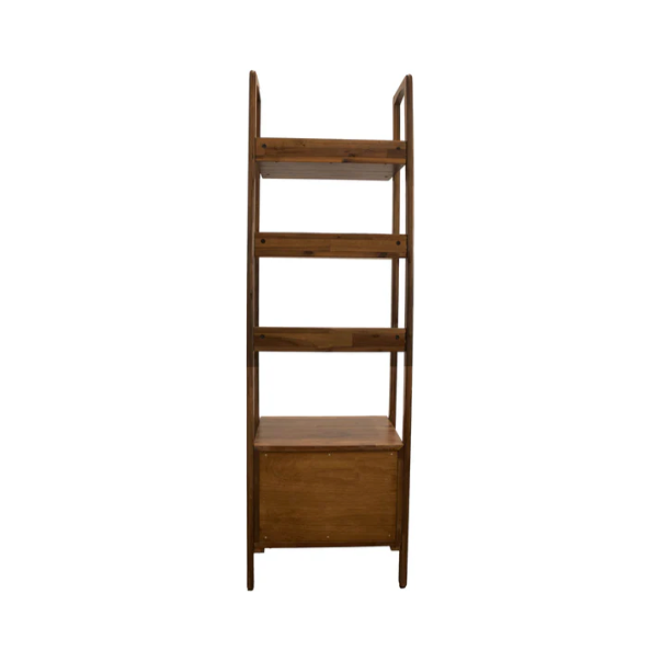 Remix 1 Door Bookcase in Solid Acacia