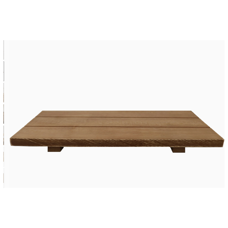 Natural Rectangular Wood Tray