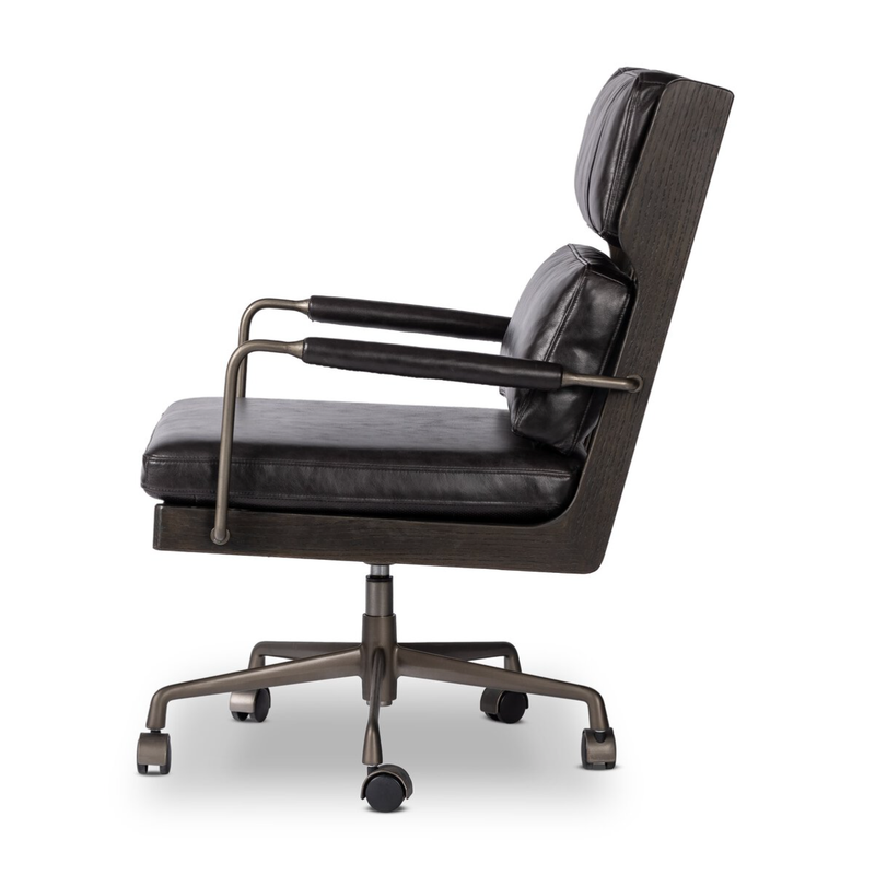 Ludvig Desk Chair in Sonoma Black