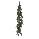 Spruce & Pine Garland with Pinecones